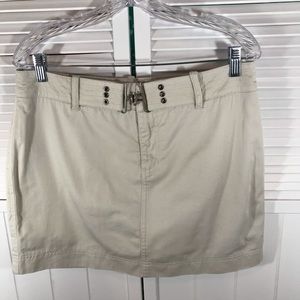 Skorts Sz 13/14 in tan.